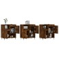 Sideboards 3 Stk. Räuchereiche Holzwerkstoff Sideboards 3 Stk. Räuchereiche Holzwerkstoff
