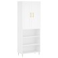 vidaXL Highboard Weiß 69,5x34x180 cm Holzwerkstoff vidaXL Highboard Weiß 69,5x34x180 cm Holzwerkstoff