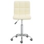 Esszimmerstühle 6 Stk. Drehbar Creme Stoff Esszimmerstühle 6 Stk. Drehbar Creme Stoff