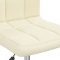 Esszimmerstühle 6 Stk. Drehbar Creme Stoff Esszimmerstühle 6 Stk. Drehbar Creme Stoff