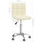 Esszimmerstühle 6 Stk. Drehbar Creme Stoff Esszimmerstühle 6 Stk. Drehbar Creme Stoff