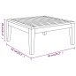 vidaXL 3-tlg. Garten-Lounge-Set mit Dunkelgrauen Kissen Massivholz Akazie vidaXL 3-tlg. Garten-Lounge-Set mit Dunkelgrauen Kissen Massivholz Akazie