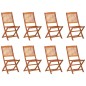 vidaXL 9-tlg. Garten-Essgruppe 220x90x75 cm Massivholz Akazie vidaXL 9-tlg. Garten-Essgruppe 220x90x75 cm Massivholz Akazie