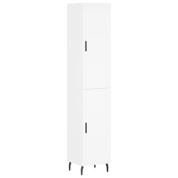 vidaXL Highboard Weiß 34,5x34x180 cm Holzwerkstoff