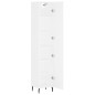 vidaXL Highboard Weiß 34,5x34x180 cm Holzwerkstoff vidaXL Highboard Weiß 34,5x34x180 cm Holzwerkstoff