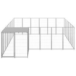 Hundezwinger Silbern 12,1 m² Stahl