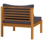 3-tlg. Garten-Lounge-Set mit Auflage Massivholz Akazie 3-tlg. Garten-Lounge-Set mit Auflage Massivholz Akazie