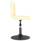 Esszimmerstühle 4 Stk. Drehbar Creme Samt Esszimmerstühle 4 Stk. Drehbar Creme Samt