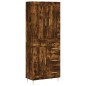 Highboard Räuchereiche 69,5x34x180 cm Holzwerkstoff Highboard Räuchereiche 69,5x34x180 cm Holzwerkstoff