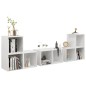 6-tlg. TV-Schrank-Set Hochglanz-Weiß Holzwerkstoff 6-tlg. TV-Schrank-Set Hochglanz-Weiß Holzwerkstoff