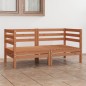 2-Sitzer-Gartensofa Honigbraun Massivholz Kiefer 2-Sitzer-Gartensofa Honigbraun Massivholz Kiefer