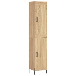 Highboard Sonoma-Eiche 34,5x34x180 cm Holzwerkstoff