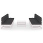 9-tlg. Garten-Lounge-Set mit Kissen Kiefer Massivholz 9-tlg. Garten-Lounge-Set mit Kissen Kiefer Massivholz