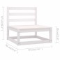 9-tlg. Garten-Lounge-Set mit Kissen Kiefer Massivholz 9-tlg. Garten-Lounge-Set mit Kissen Kiefer Massivholz