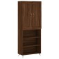 vidaXL Highboard Braun Eichen-Optik 69,5x34x180 cm Holzwerkstoff vidaXL Highboard Braun Eichen-Optik 69,5x34x180 cm Holzwerkstoff