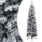 Künstlicher Weihnachtsbaum Schlank mit LEDs & Kugeln Grün 150cm Künstlicher Weihnachtsbaum Schlank mit LEDs & Kugeln Grün 150cm