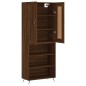 vidaXL Highboard Braun Eichen-Optik 69,5x34x180 cm Holzwerkstoff vidaXL Highboard Braun Eichen-Optik 69,5x34x180 cm Holzwerkstoff