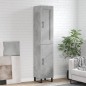 Highboard Betongrau 34,5x34x180 cm Holzwerkstoff Highboard Betongrau 34,5x34x180 cm Holzwerkstoff