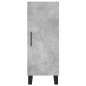 Highboard Betongrau 34,5x34x180 cm Holzwerkstoff Highboard Betongrau 34,5x34x180 cm Holzwerkstoff