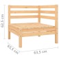 2-Sitzer-Gartensofa Kiefer Massivholz 2-Sitzer-Gartensofa Kiefer Massivholz