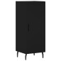 Highboard Schwarz 34,5x34x180 cm Holzwerkstoff Highboard Schwarz 34,5x34x180 cm Holzwerkstoff