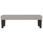 Sitzbank Hellgrau 100x30x30 cm Stoff Sitzbank Hellgrau 100x30x30 cm Stoff