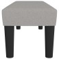 Sitzbank Hellgrau 100x30x30 cm Stoff Sitzbank Hellgrau 100x30x30 cm Stoff