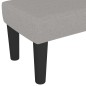 Sitzbank Hellgrau 100x30x30 cm Stoff Sitzbank Hellgrau 100x30x30 cm Stoff