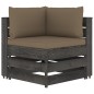 vidaXL 6-tlg. Garten-Lounge-Set mit Kissen Grau Imprägniertes Holz vidaXL 6-tlg. Garten-Lounge-Set mit Kissen Grau Imprägniertes Holz