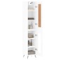 Highboard Weiß 34,5x34x180 cm Holzwerkstoff Highboard Weiß 34,5x34x180 cm Holzwerkstoff