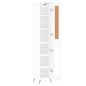 Highboard Weiß 34,5x34x180 cm Holzwerkstoff Highboard Weiß 34,5x34x180 cm Holzwerkstoff