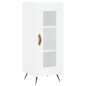 Highboard Weiß 34,5x34x180 cm Holzwerkstoff Highboard Weiß 34,5x34x180 cm Holzwerkstoff