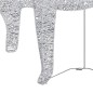Weihnachtsdeko Rentier & Schlitten 60 LEDs Outdoor Silbern Weihnachtsdeko Rentier & Schlitten 60 LEDs Outdoor Silbern