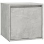 Flurmöbel-Set Betongrau Holzwerkstoff Flurmöbel-Set Betongrau Holzwerkstoff