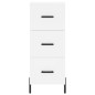 Highboard Weiß 34,5x34x180 cm Holzwerkstoff Highboard Weiß 34,5x34x180 cm Holzwerkstoff