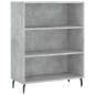 Highboard Betongrau 69,5x34x180 cm Holzwerkstoff Highboard Betongrau 69,5x34x180 cm Holzwerkstoff