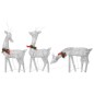 vidaXL LED-Rentiere Weihnachtsdeko 270x7x90 cm Silbern Kaltweiß vidaXL LED-Rentiere Weihnachtsdeko 270x7x90 cm Silbern Kaltweiß