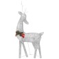 vidaXL LED-Rentiere Weihnachtsdeko 270x7x90 cm Silbern Kaltweiß vidaXL LED-Rentiere Weihnachtsdeko 270x7x90 cm Silbern Kaltweiß