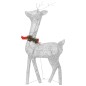 vidaXL LED-Rentiere Weihnachtsdeko 270x7x90 cm Silbern Kaltweiß vidaXL LED-Rentiere Weihnachtsdeko 270x7x90 cm Silbern Kaltweiß