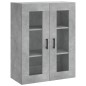 Highboard Betongrau 69,5x34x180 cm Holzwerkstoff Highboard Betongrau 69,5x34x180 cm Holzwerkstoff