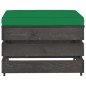 7-tlg. Garten-Lounge-Set mit Kissen Grau Imprägniertes Holz 7-tlg. Garten-Lounge-Set mit Kissen Grau Imprägniertes Holz