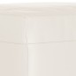 Sitzbank Beige 100x35x41 cm Mikrofasergewebe Sitzbank Beige 100x35x41 cm Mikrofasergewebe