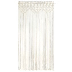 vidaXL Makramee Vorhang 140x240 cm Baumwolle