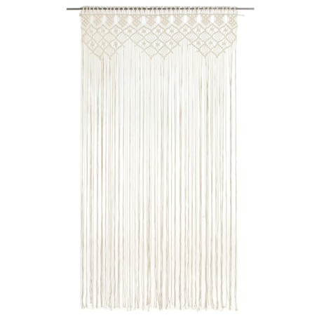 vidaXL Makramee Vorhang 140x240 cm Baumwolle