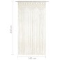 vidaXL Makramee Vorhang 140x240 cm Baumwolle vidaXL Makramee Vorhang 140x240 cm Baumwolle