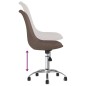 Esszimmerstühle 4 Stk. Drehbar Taupe Stoff Esszimmerstühle 4 Stk. Drehbar Taupe Stoff