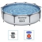 Bestway Steel Pro MAX Swimmingpool-Set 305x76 cm Bestway Steel Pro MAX Swimmingpool-Set 305x76 cm