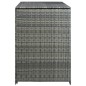 vidaXL Mülltonnenbox für 2 Tonnen Poly Rattan Anthrazit 148×77×111 cm vidaXL Mülltonnenbox für 2 Tonnen Poly Rattan Anthrazit 148×77×111 cm