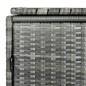 vidaXL Mülltonnenbox für 2 Tonnen Poly Rattan Anthrazit 148×77×111 cm vidaXL Mülltonnenbox für 2 Tonnen Poly Rattan Anthrazit 148×77×111 cm