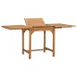 Ausziehbarer Gartentisch (110-160)×80×75 cm Massivholz Teak Ausziehbarer Gartentisch (110-160)×80×75 cm Massivholz Teak
